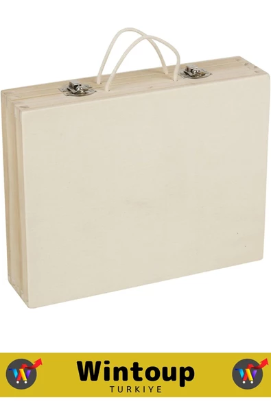 Premium Seri Eğitici El Becerisi Geliştirici Aletleri Tanıma Zararsız Ahşap 8 Parça Tamir Çantası - Resim 3