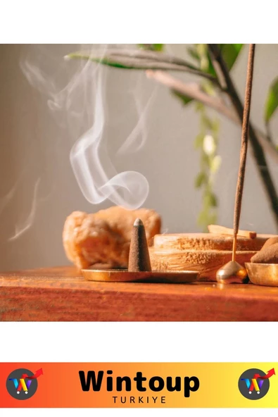 Rahatlatıcı Arındırıcı İyileştirici Ev Ofis Meditasyon Yoga Chakra Pozitif Enerji 120 Konik Tütsü - Resim 2