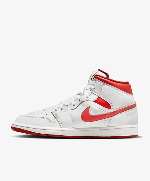 NİKE Jordan Air 1 Mid SE Erkek Beyaz Spor Ayakkabı - 2