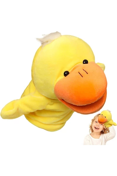 KUKLA AĞZI HAREKET EDEBİLEN 4 ADET PELUŞ KUKLA - 6