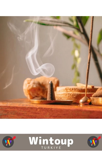 Rahatlatıcı Arındırıcı İyileştirici Ev Ofis Meditasyon Yoga Chakra Pozitif Enerji 120 Konik Tütsü - Resim 2