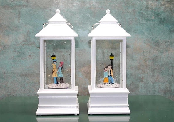 Kış Masalı Tasarımı Işıklı Müzikli Kar Küresi Alk3408 ürün görseli