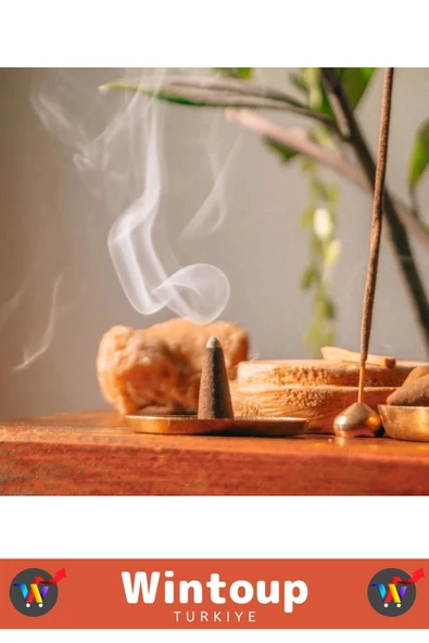 Rahatlatıcı Arındırıcı İyileştirici Ev Ofis Meditasyon Yoga Chakra Pozitif Enerji 120 Konik Tütsü - Resim 2