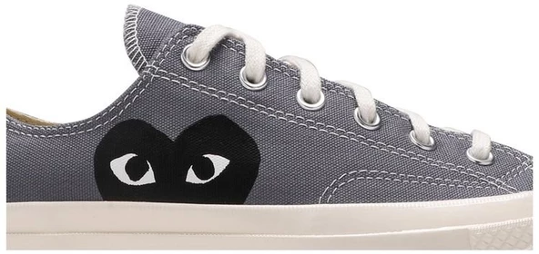 Converse Chuck Taylor All-Star 70 Ox Comme des Garcons PLAY Grey Spor Ayakkabı - 2