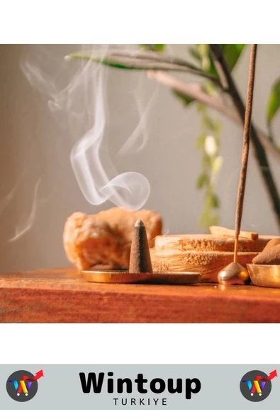 Rahatlatıcı Arındırıcı İyileştirici Ev Ofis Meditasyon Yoga Chakra Pozitif Enerji 120 Konik Tütsü - Resim 2