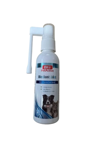 Biopetactive Biodent Mist 50Ml Kedi Köpek Ağız Bakım Spreyi  Skt : 09/2026