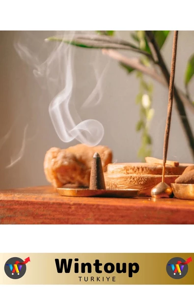 Rahatlatıcı Arındırıcı İyileştirici Ev Ofis Meditasyon Yoga Chakra Pozitif Enerji 120 Konik Tütsü - Resim 2