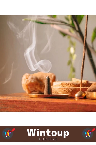 Rahatlatıcı Arındırıcı İyileştirici Ev Ofis Meditasyon Yoga Chakra Pozitif Enerji 120 Konik Tütsü - Resim 2