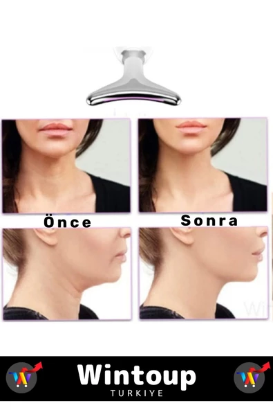 Özel Titreşim Isıtma Özellikli Işık Terapisi Cilt Sıkılaştırıcı Yüz Masaj Cihazı - 4