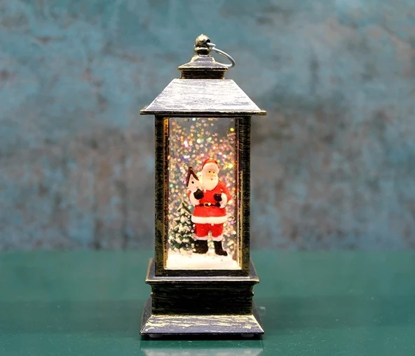 Noel Babalı Işıklı Kar Küresi Alk3215 ürün görseli