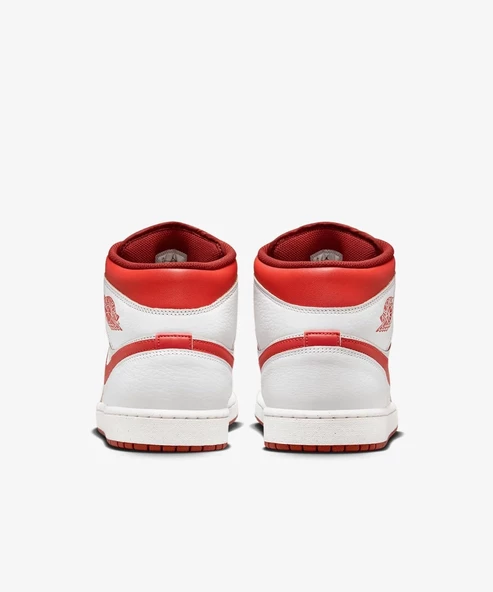 NİKE Jordan Air 1 Mid SE Erkek Beyaz Spor Ayakkabı - 4