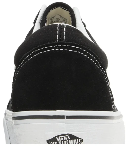 Vans Old Skool Platform Black White Spor Ayakkabı - Resim 7