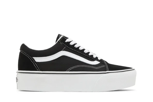 Vans Old Skool Platform Black White Spor Ayakkabı