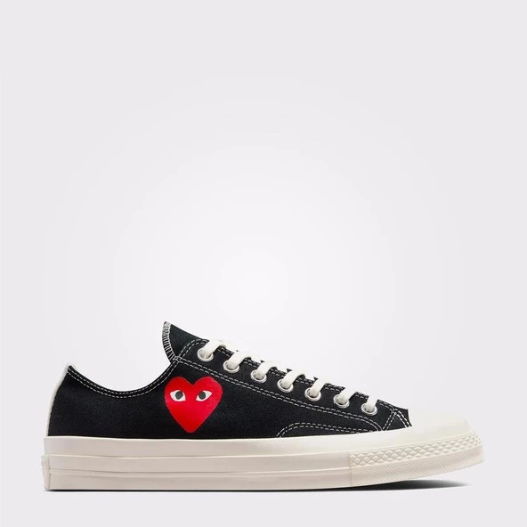 Converse Chuck Taylor All-Star 70 Ox Comme des Garcons PLAY Black Spor Ayakkabı