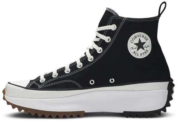 Converse Run Star Hike Hi Black White Gum Spor Ayakkabı