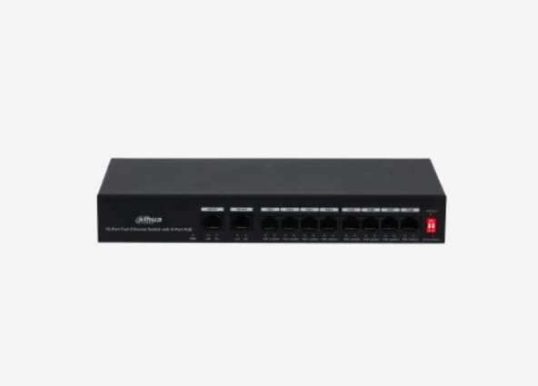 DAHUA PFS3010-8GT-96 8 PORT 8XGE-2XGE 96W POE SWİTCH