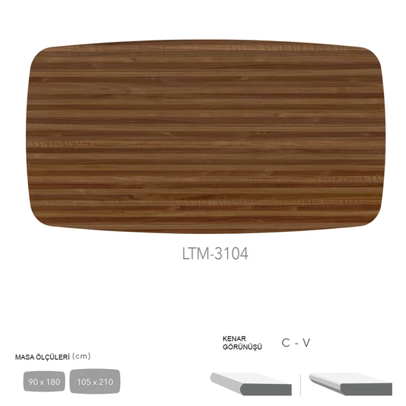 CDF Masa Tablası 90X180 - DCLTM3104 ürün görseli