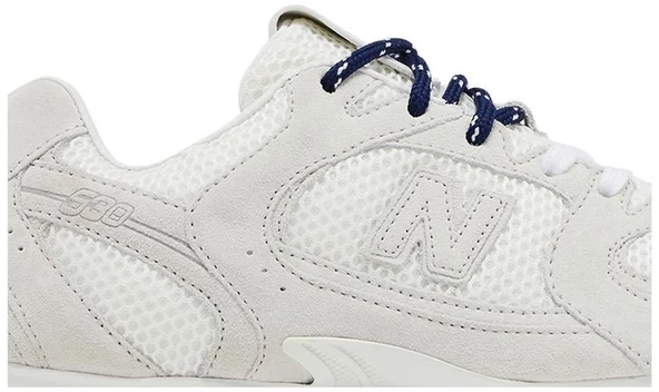 New Balance 530 SL x Miu Miu White Suede Spor Ayakkabı - 2