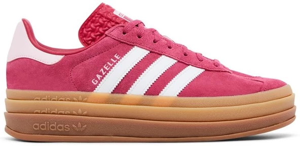 Adidas Gazelle Bold Wild Pink White Womens Spor Ayakkabı