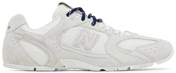 New Balance 530 SL x Miu Miu White Suede Spor Ayakkabı