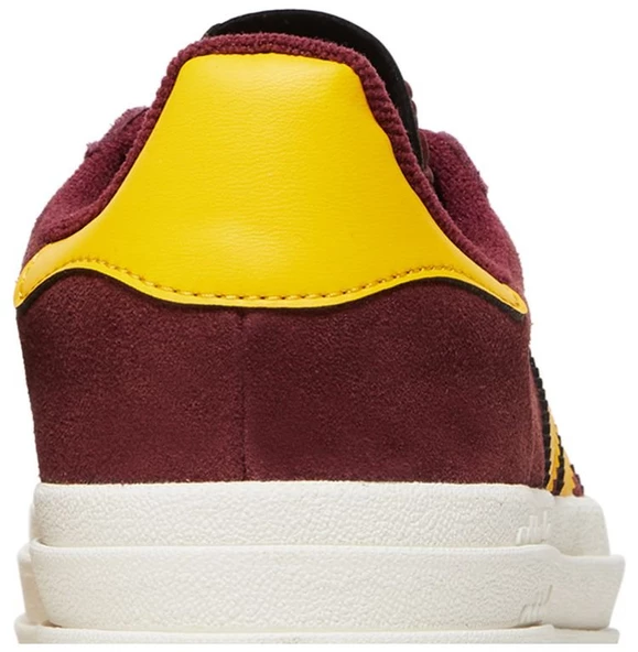 Adidas Gazelle Bold Burgundy Yellow Womens Spor Ayakkabı - 7