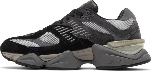 New Balance 9060 Black Castlerock Kadın Spor Ayakkabı - 3