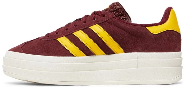 Adidas Gazelle Bold Burgundy Yellow Womens Spor Ayakkabı - 3