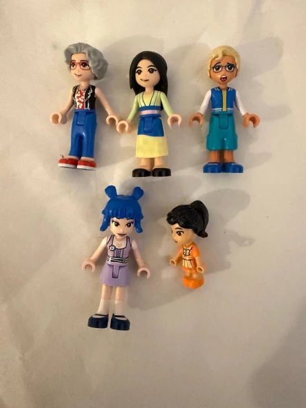Orjinal Lego Friends Minifigür 5'li Set ürün görseli 1