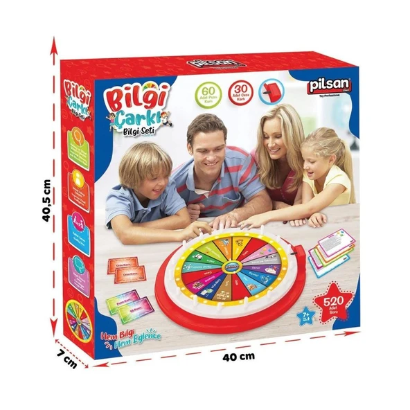 Nessiworld 03 701 Bilgi Çarkı Bilgi Seti -Pilsan Oyuncak - 8