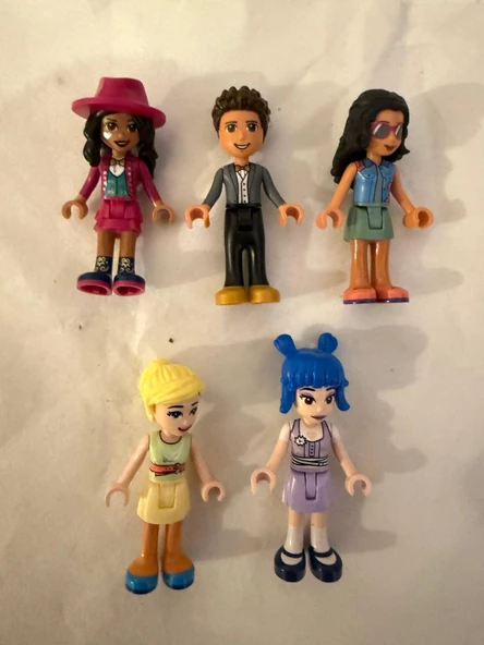 Orjinal Lego Friends Minifigür 5'li Set