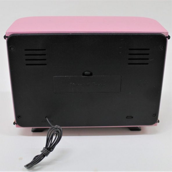 Nostaljik  Radyo Adaptörlü  İstanbul Model Pembe - 2