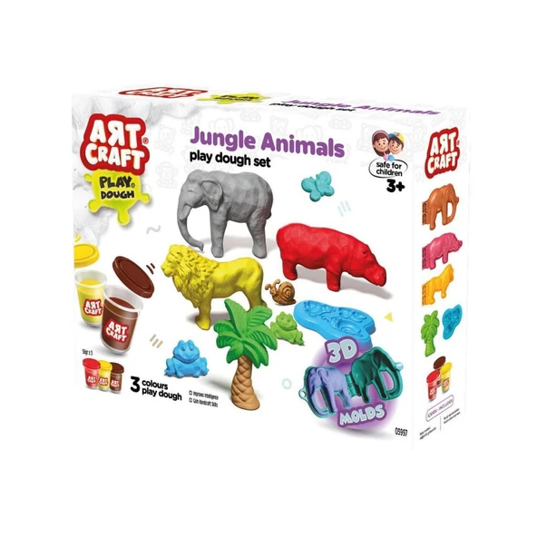 Nessiworld 03997 Art Craft Orman Hayvanları Hamur Set 168 Gr -Fentoys - 5