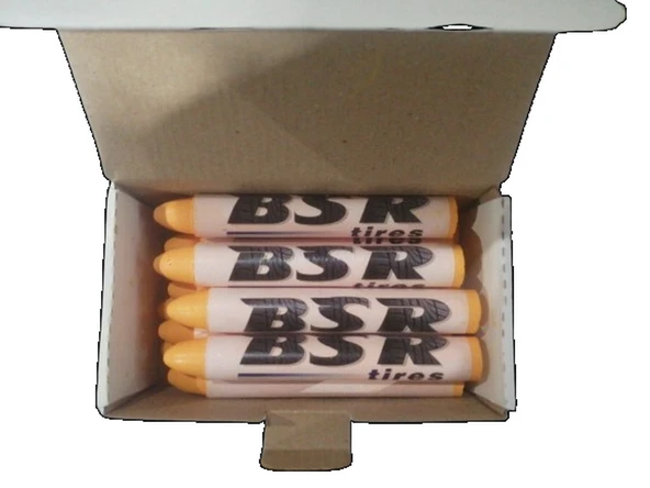 Lastik Kauçuk Tebeşiri Meksika Sarı Renk, 12ad/pk ürün görseli