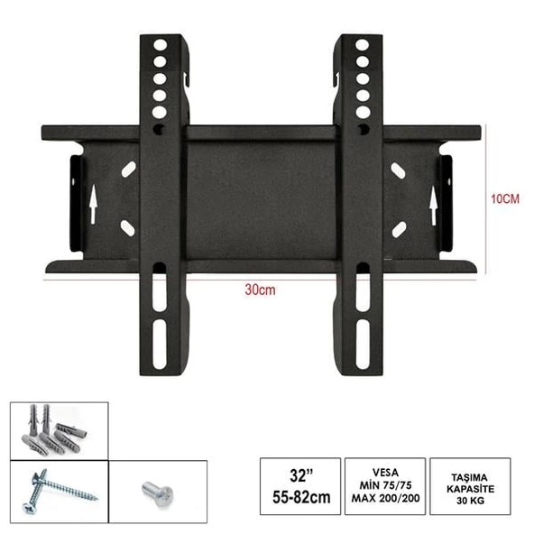 Lcd 3011 Askı Aparatı Sabit 32-37 İnç 82-92Cm