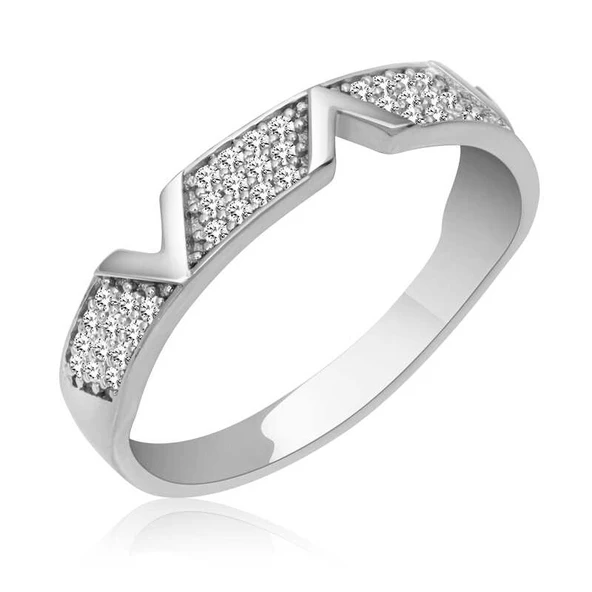 Gümüş Zirkon Taşlı Kadın Yüzük  SL4899 - Resim 2