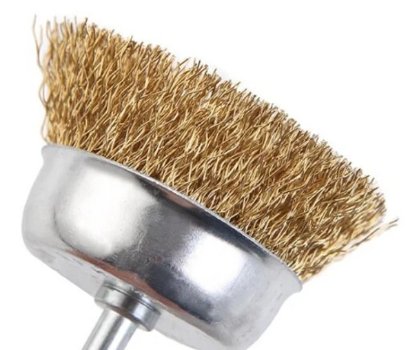 3lü Set Pimli Çanak Tel Fırça Matkap Uyumlu Temizleme Fırçası - Resim 6