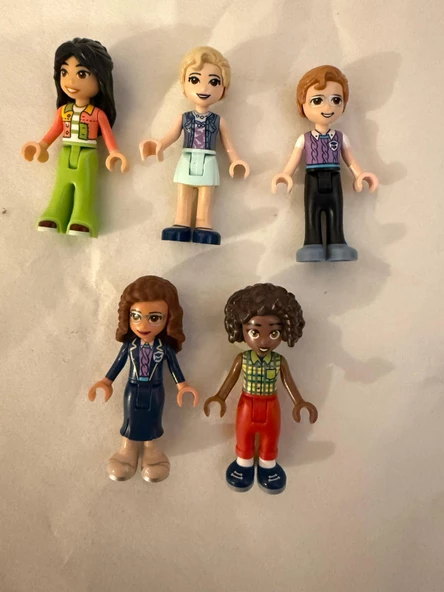 Orjinal Lego Friends Minifigür 5'li Set