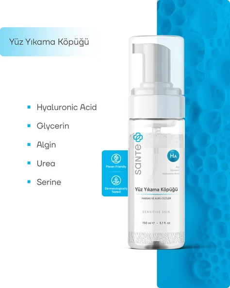 Sante Plus Gözenek Karşıtı Arındırıcı Yüz Yıkama Köpüğü 150 ML - 3