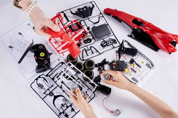 Sunman 1/16 F/F Ferrari F1 Buildıng Kit 2.4 Ghz 97000 - 7