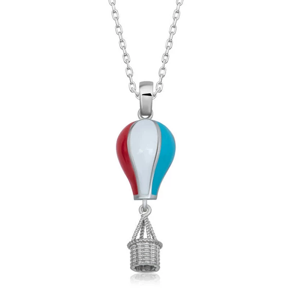 Gümüş Kapadokya Balon Kadın Kolye  SL5063 ürün görseli