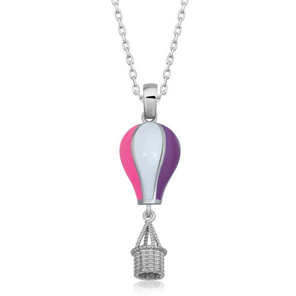 Gümüş Kapadokya Balon Kadın Kolye SL5059