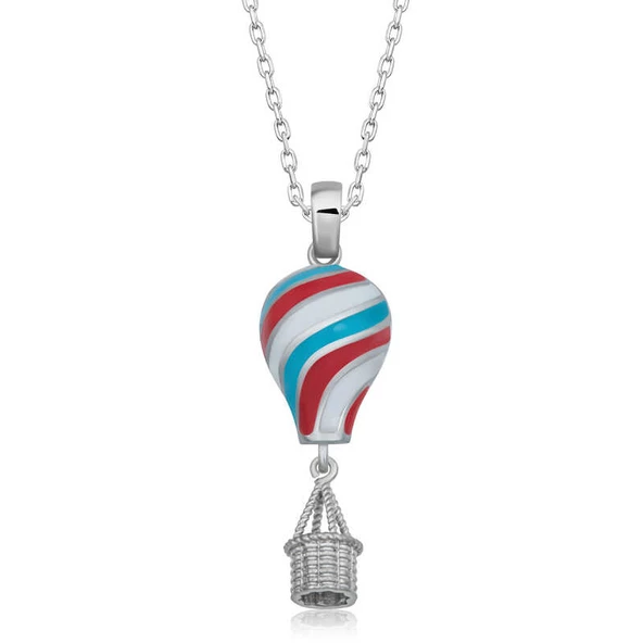 Gümüş Kapadokya Balon Kadın Kolye  SL5061