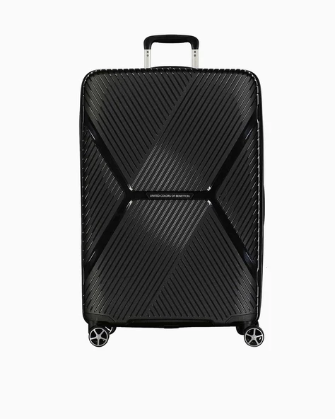 Benetton Büyük Boy %100 Polipropilen Valiz Siyah Bnt3000 ürün görseli