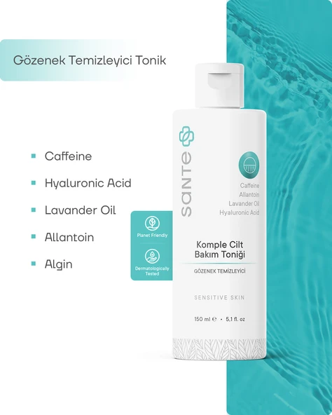Sante Plus Arındırıcı Aydınlatıcı ve Gözenek Sıkılaştırıcı Tonik 150 ML - 3