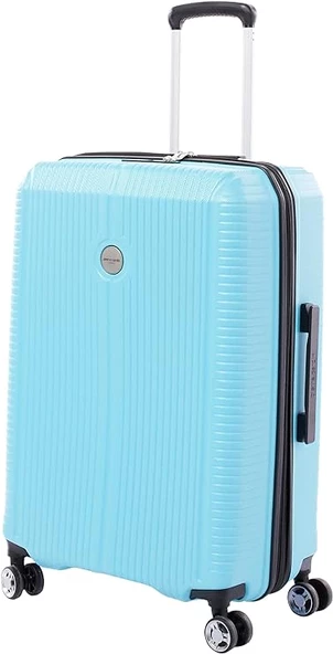 Pierre Cardin Büyük Boy %100 Polipropilen Valiz Aqua 04PC6500