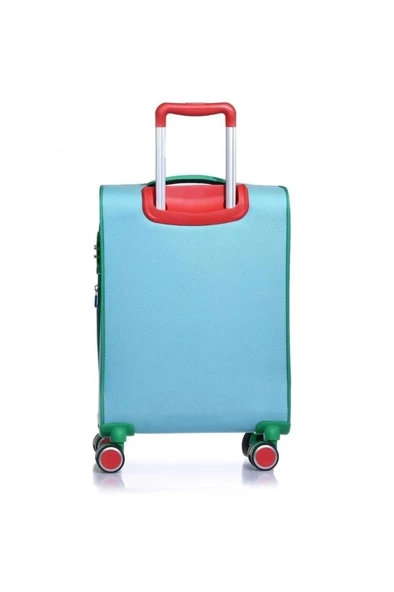 Benetton Kabin Boy Kumaş Valiz Aqua Bnt2100 - 3