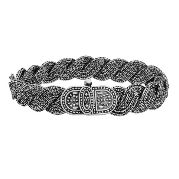 ​Gümüş Elişi Örgü Bileklik  SL5800