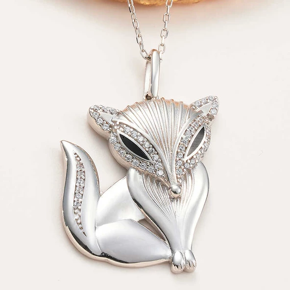 Gümüş Tilki Kadın Kolye SL6043 ürün görseli