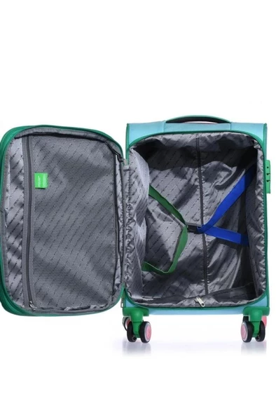 Benetton Kabin Boy Kumaş Valiz Aqua Bnt2100 - 4