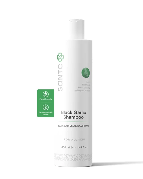 Sante Plus Dökülme ve İncelme Karşıtı Kara Sarımsak Özlü Şampuan 400 ML - 5